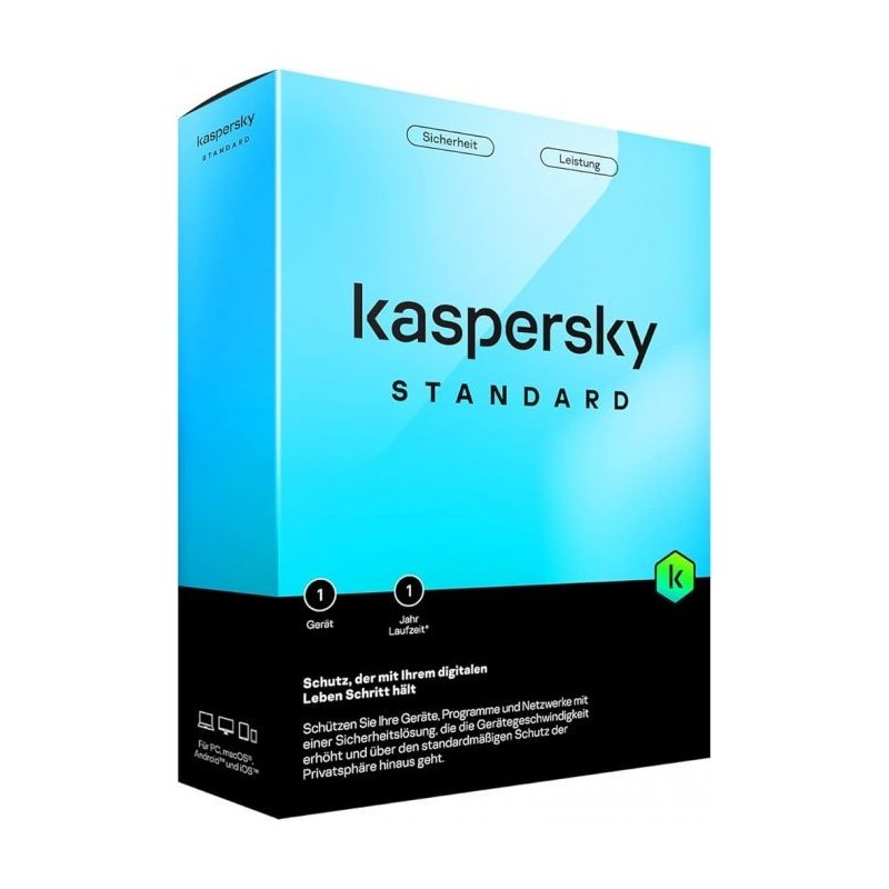 Kaspersky Standard 1 PC Licence 1 An Logiciel Antivirus