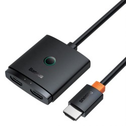 Baseus AirJoy Adaptateur HDMI Bidirectionnel 2 en 1 4K 60Hz Noir Reconditionné