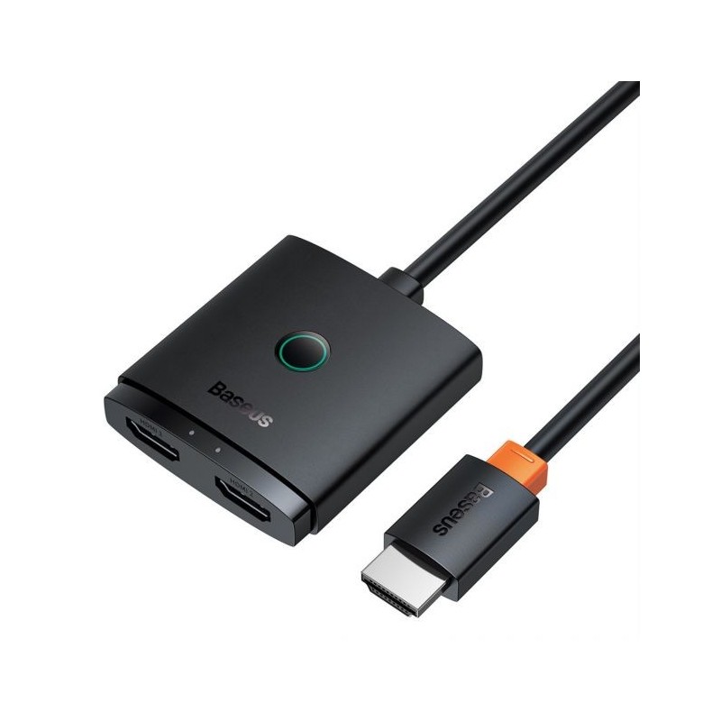 Baseus AirJoy Adaptateur HDMI Bidirectionnel 2 en 1 4K 60Hz Noir Reconditionné