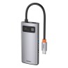 Baseus Hub USB Type-C 4 en 1 Gris Hub USB-C Reconditionné