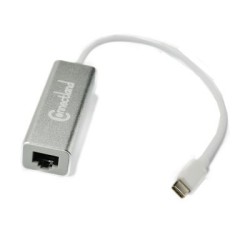 Connectland Adaptateur USB Type-C 3.1 vers RJ45 Gris Adaptateur Réseau Reconditionné