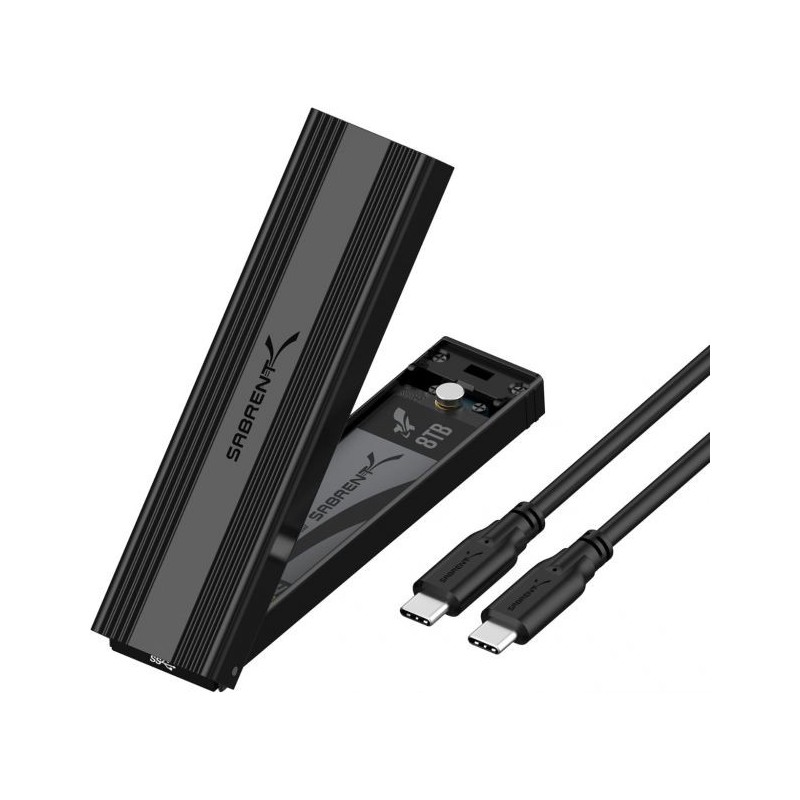 Sabrent Boîtier M.2 NVMe SSD Noir Boîtier Stockage Reconditionné