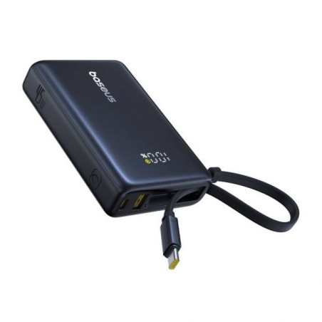 Baseus Powerbank PicoGo Digital Display 10000 mAh 45W Noir Batterie Externe Reconditionnée