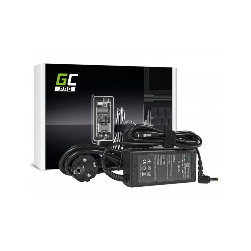 Green Cell AD141P 19V 3,42A 65W Noir Chargeur PC Portable Reconditionné