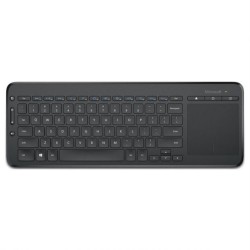 Microsoft All-in-One Bluetooth 1632.1496 Noir Clavier Sans Fil Reconditionné