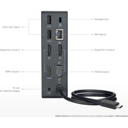 ASUS SimPro Dock Noir Station d’Accueil Reconditionnée