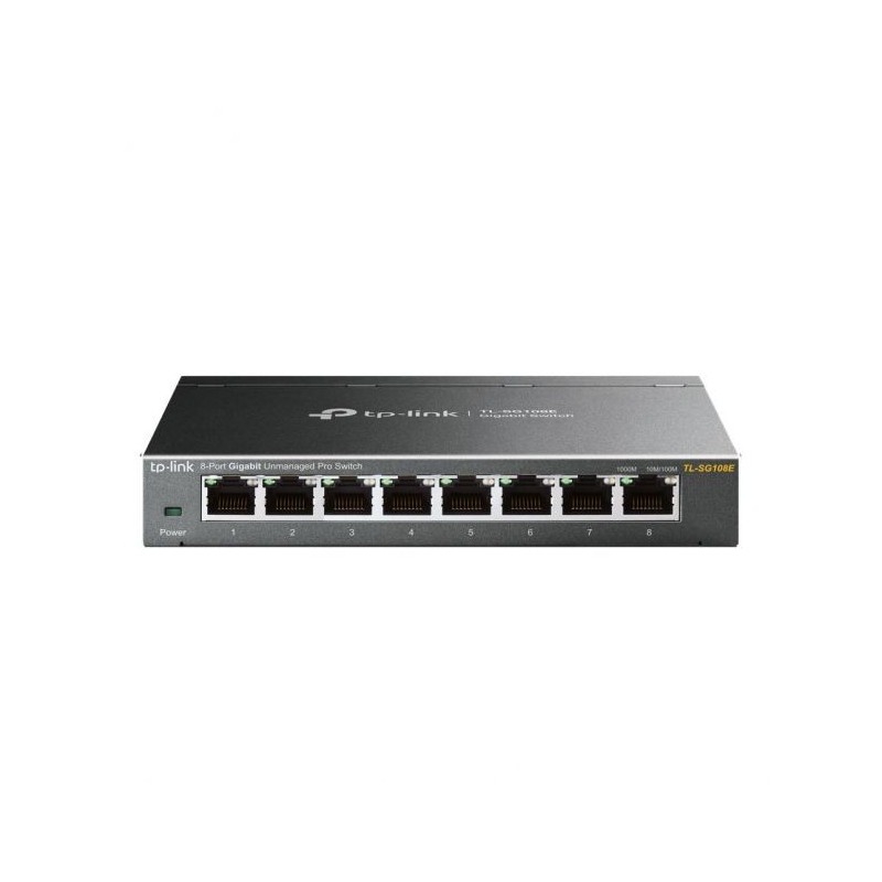 TL-SG108E Switch Réseau de Bureau 8 Ports Noir Reconditionné