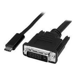 Câble USB Type-C vers DVI 2 m Noir Câble Vidéo Reconditionné