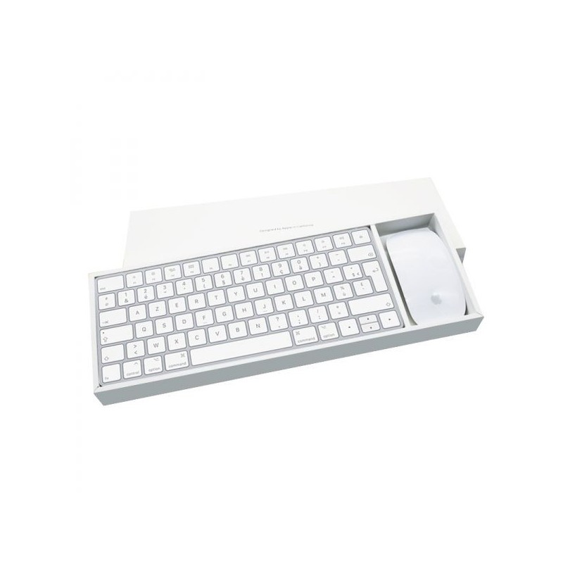 Apple Magic Keyboard 2 A1644 & Magic Mouse 2 A1657 Blanc Grade A