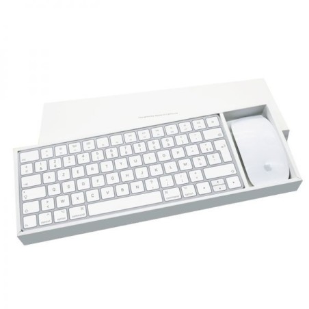 Apple Magic Keyboard 2 A1644 & Magic Mouse 2 A1657 Blanc Grade A