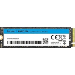 Lexar NM610 PRO M.2 PCIe Gen 3x4 2 To SSD NVMe Reconditionné
