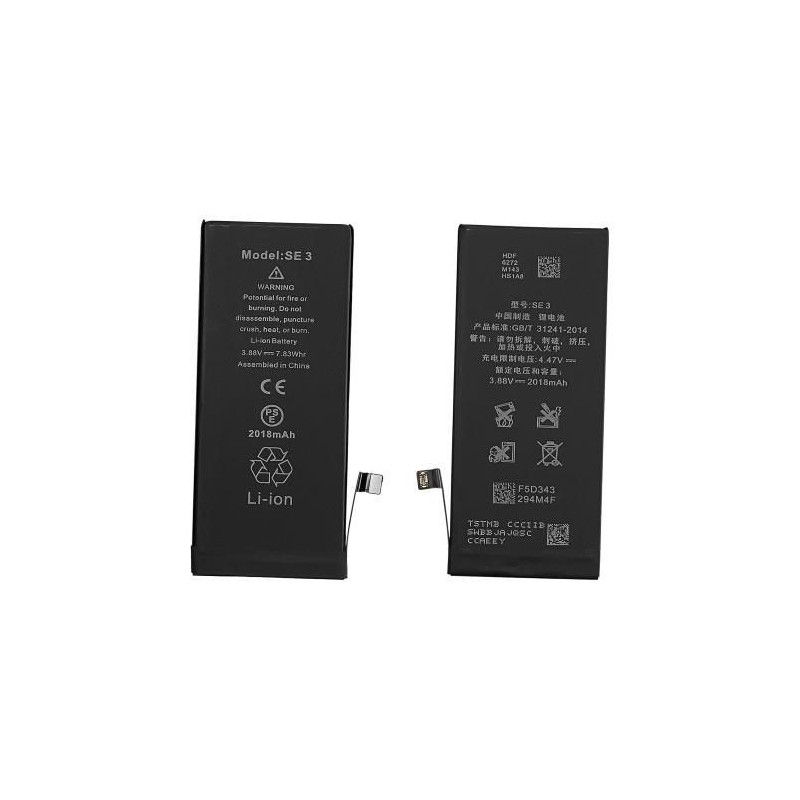 Batterie pour iPhone SE (2022) Grade A Pièce de Remplacement