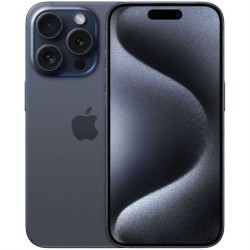 Apple iPhone 15 Pro 256 Go Bleu 6,1 pouces A17 Pro Smartphone Reconditionné
